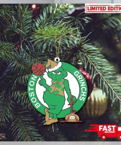 Boston Celtics x Grinch Chirtmas 2023 Gift For Fans NBA Tree Decorations Ornament