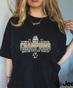 Boston College Eagles 2023 ACC Women’s Lacrosse Tournament Champions T Shirt