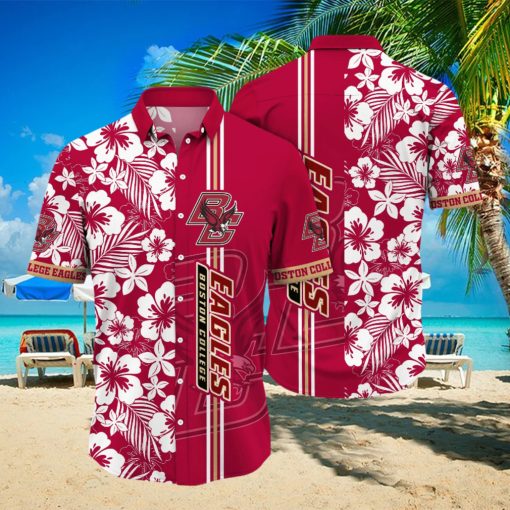 Boston College Eagles NCAA Hawaiian Shirt Beach Seasontime Aloha Shirt