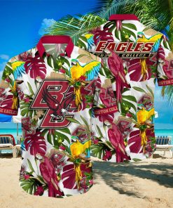 Boston College Eagles NCAA Hawaiian Shirt Sun Showerstime Aloha Shirt