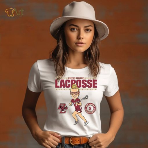 Boston College NCAA Women's Lacrosse Mallory Hasselbeck On the Field T Shirt