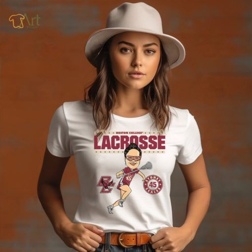 Boston College NCAA Women's Lacrosse Sydney Scales On the Field T Shirt