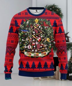 Boston Red Sox Christmas Tree Ugly Sweater