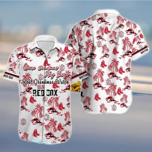 Boston Red Sox MLB Coconut Pattern Beach Shirt Hawaiian Shirt