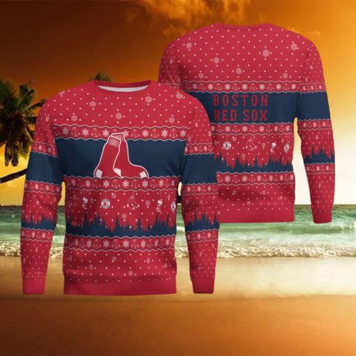 Boston Red Sox Ugly Christmas Sweaters 2023 Gift For Fans