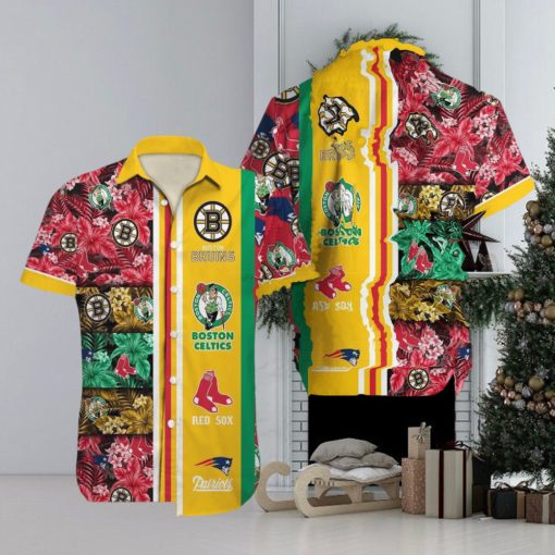 Boston Sport Teams Hawaiian Shirt Sport Fans Lover Gift