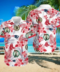 Boston Sports Red Hawaiian Shirt Best Gift For Fans Men And Women hawaiian shirt