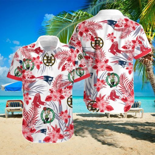 Boston Sports Red Hawaiian Shirt Best Gift For Fans Men And Women hawaiian shirt