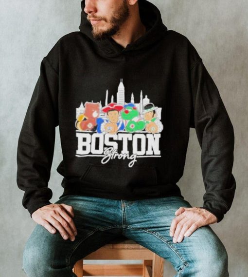 Boston strong Boston city sport teams mascot shirt