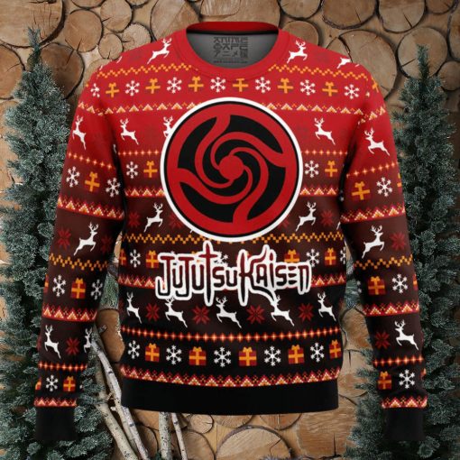 Bottons Symbol Jujutsu Kaisen Ugly Christmas Sweater