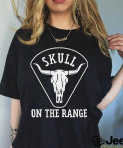 Bovine Bones Skull on the Range logo shirt