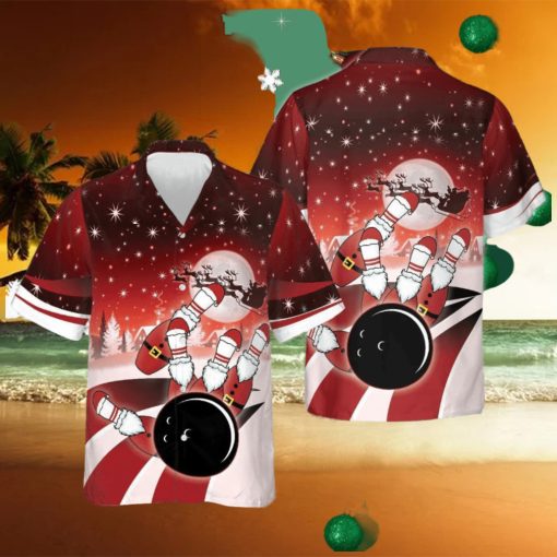 Bowling Christmas Hawaiian Shirt Xmas Related Bowling Christmas Gifts For Bowlers