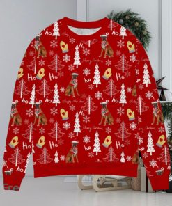 Boxer Christmas Hoho Pattern Ugly Sweater Gift For Dog Lover, Funny Christmas