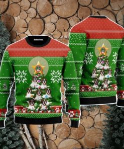 Boxer Pine Christmas Unisex Ugly Sweater