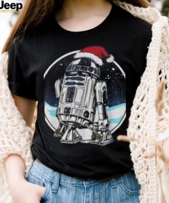 Boy's Star Wars Christmas R2 D2 Santa Hat Child T Shirt