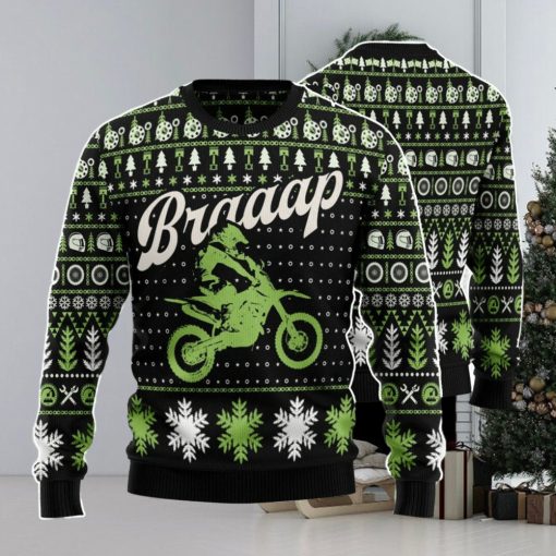 Braaap Moto Ugly Christmas Sweater