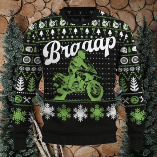 Braaap Motorrad Adventure Christmas Sweater