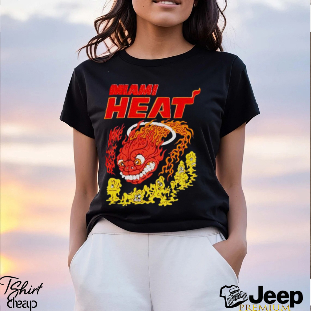 Brain Dead X Nba Miami Heat Shirt - teejeep