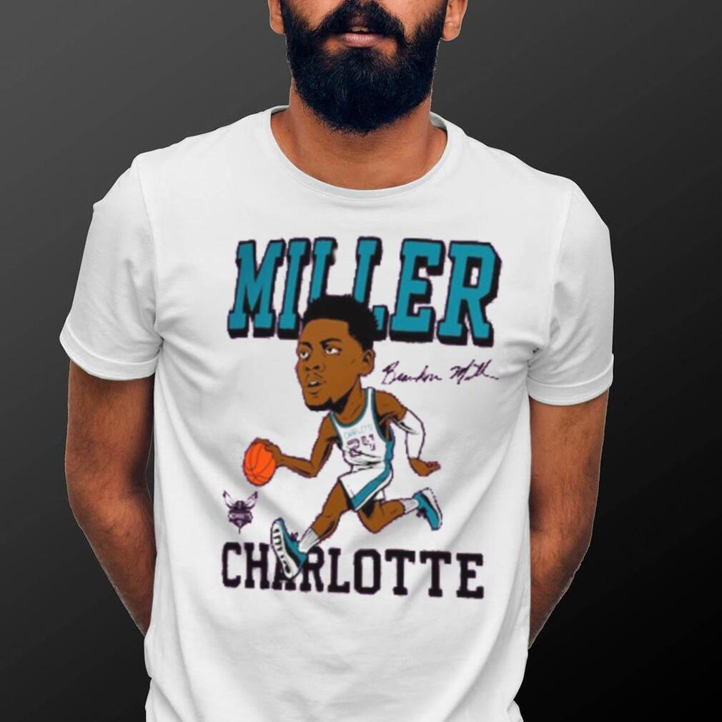 Brandon Miller Charlotte Hornets Homage Caricature Tri Blend T Shirt -  teejeep