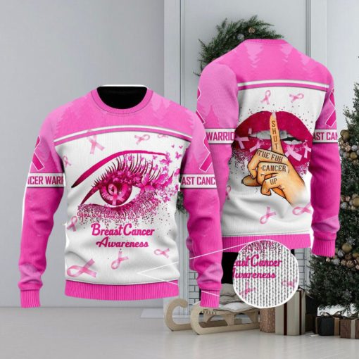 Breast Cancer Awareness Christmas Unisex Ugly Sweater