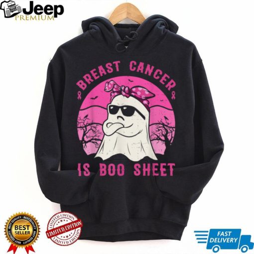 Breast Cancer Is Boo Sheet Breast Cancer Warrior Halloween T Shirt