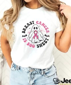 Breast Cancer Is Boo Sheet Cute Ghost Pink Ribbon shirt