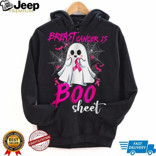 Breast Cancer Is Boo Sheet Halloween Breast Cancer Awareness T Shirt