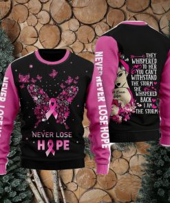 Breast Cancer Warrior Ugly Christmas Sweater For Men And Women