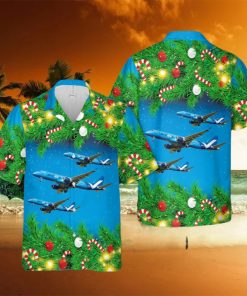 Breeze Airways E190 Christmas Hawaiian Shirt 3D Printed Aloha Summer Shirt