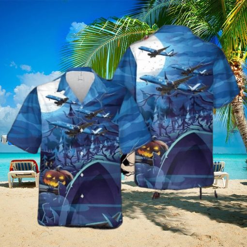 Breeze Airways E190 Halloween Hawaiian Shirt