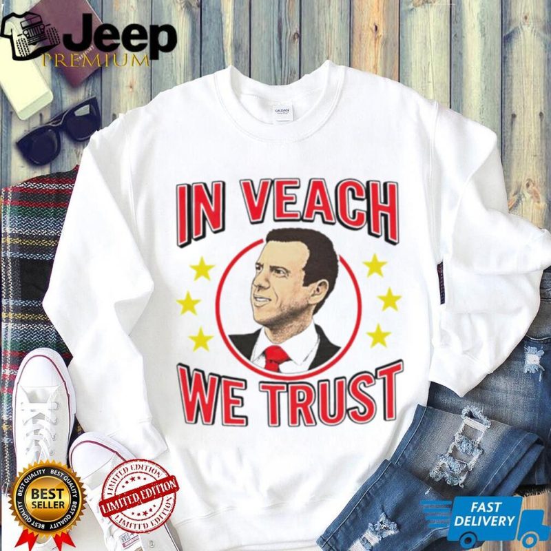 Brett Veach in veach we trust shirt