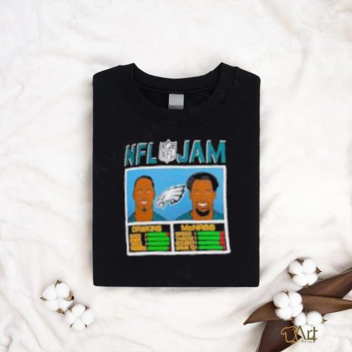 Brian Dawkins & Donovan McNabb Philadelphia Eagles Homage NFL Retired Jam T Shirt