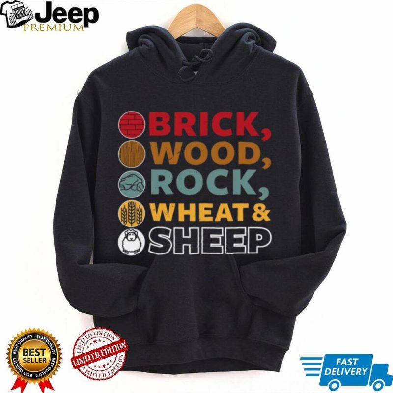 Brick& Wood& Rock& Wheat & Sheep shirt
