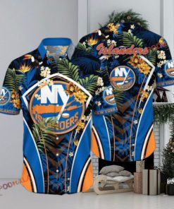 Bright Aloha Style New York Islanders Hawaiian Shirt