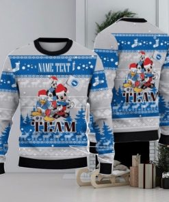 Brighton Hove Albion FC Disney Team Custom Name Ugly Christmas Sweater