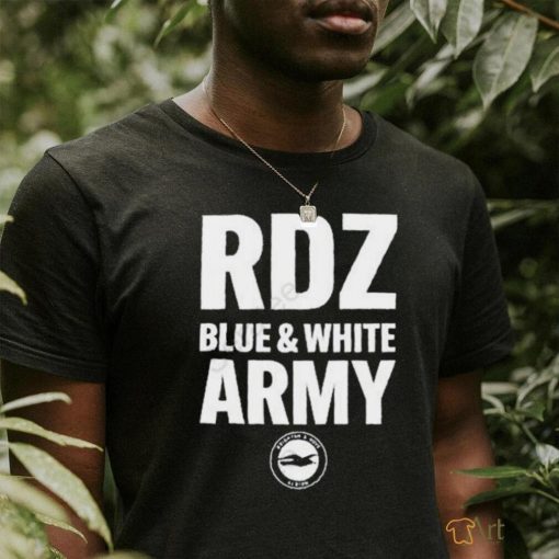 Brighton & Hove Albion Rdz Blue White Army Shirt