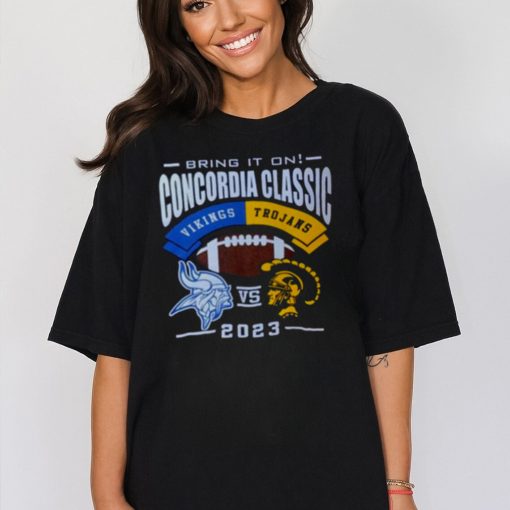 Bring It On Viking Vs Trojans 2023 Concordia Classic Shirt