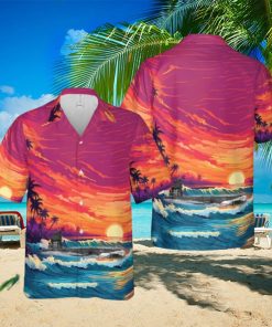 British C class submarine Coconut Tree Hawaiian Shirt Men And Women Gift Aloha Beach Holiday