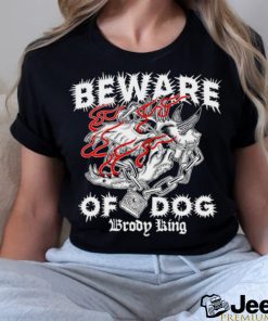 Brody King skull beware of dog shirt