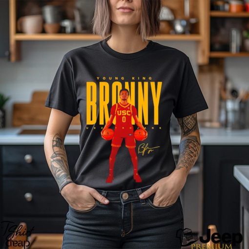 Bronny james usc trojans young king broony signature t shirt