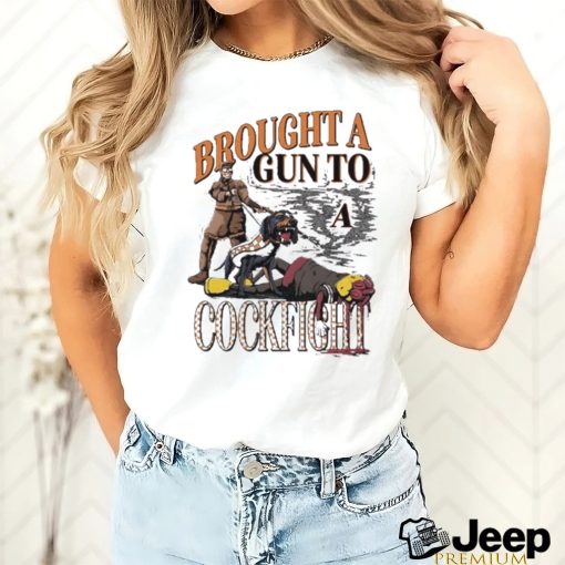 Brought A Gun To A Cockfight Tennessee Beat South Carolina Shirt