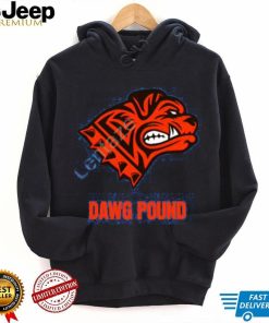 Browns Dawg Pound Logo Shirt Nfl_Dovkleiman