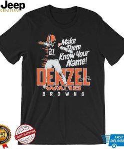 Browns Denzel Ward Signature Shirt