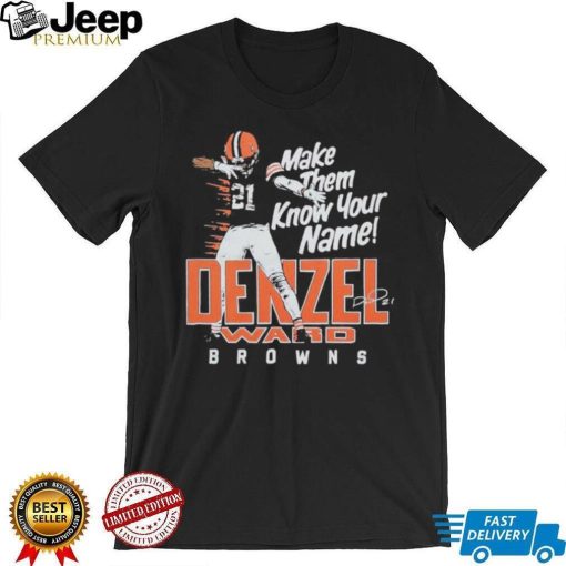 Browns Denzel Ward Signature Shirt