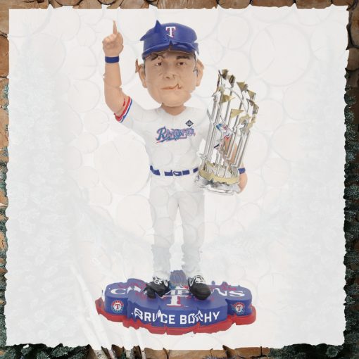 Bruce Bochy Texas Rangers 2023 World Series Champions Bobblehead Ornament