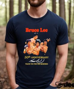 Bruce lee 50th anniversary thank you for the memories shirt