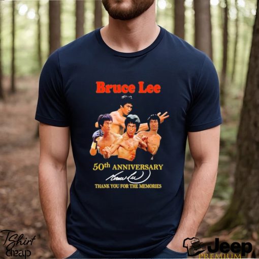 Bruce lee 50th anniversary thank you for the memories shirt