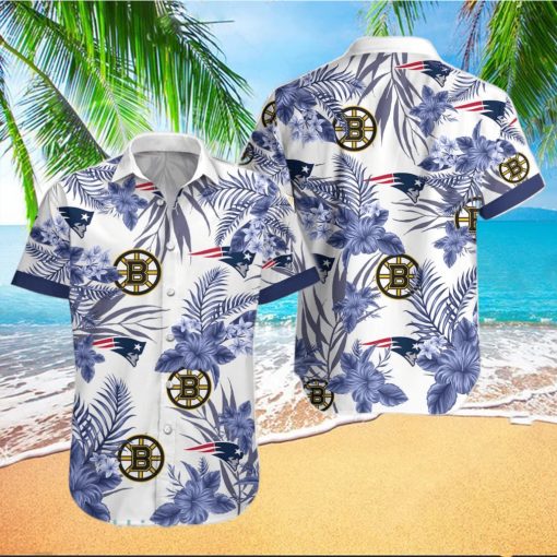 Bruins Patriots Hawaiian Shirt Best Gift For Fans Men And Women