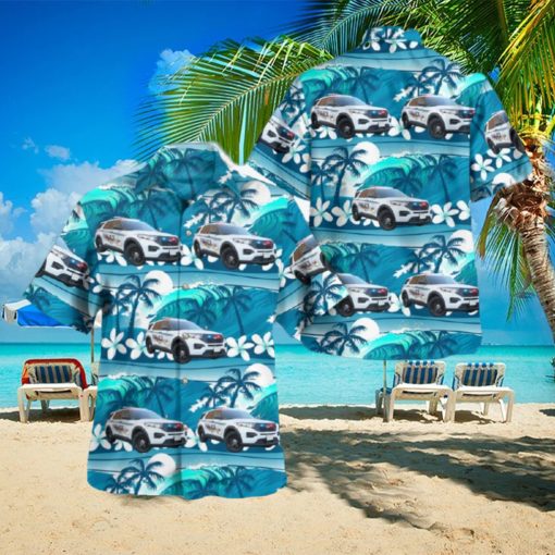 Bryan,Ohio Police Department 2020 21 Ford Police Interceptor Utility Hawaiian Shirt Men And Women Gift Aloha Beach