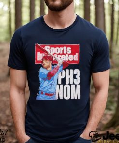 Bryce Harper Sports Illustrated And Philadelphia PH3NOM WHT Baseball Shirt